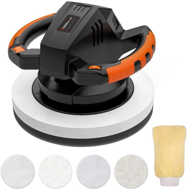 Pulidora amortiguadora THINKWORK de 10 pulgadas con 4 capós 1500-3600 RPM