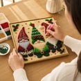 thumbnail image 6 of Christmas Diamond Art Painting Kits for Adults All-in-One Complete Craft Set, Beginner-Friendly Holiday Themed Tabletop Decor Ornament for Home Desk Shelf Display Gift by OVFUIZ, 6 of 8