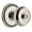 Polished Nickel, variant on Grandeur Solbou_Sd_Na Soleil Solid Brass Single Dummy Door Knob - Grey