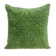 thumbnail image 1 of HomeRoots 402848 Coussin Carré en Velours Matelassé Olive, 1 of 1