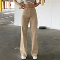 thumbnail image 2 of Giftesty Womens Pants Fashion Women Summer Casual Loose Solid Trousers Pockets Long Pants, 2 of 9
