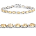 thumbnail image 2 of 9.03 Carat Genuine Citrine .925 Sterling Silver Bracelet QJ Model, 2 of 4