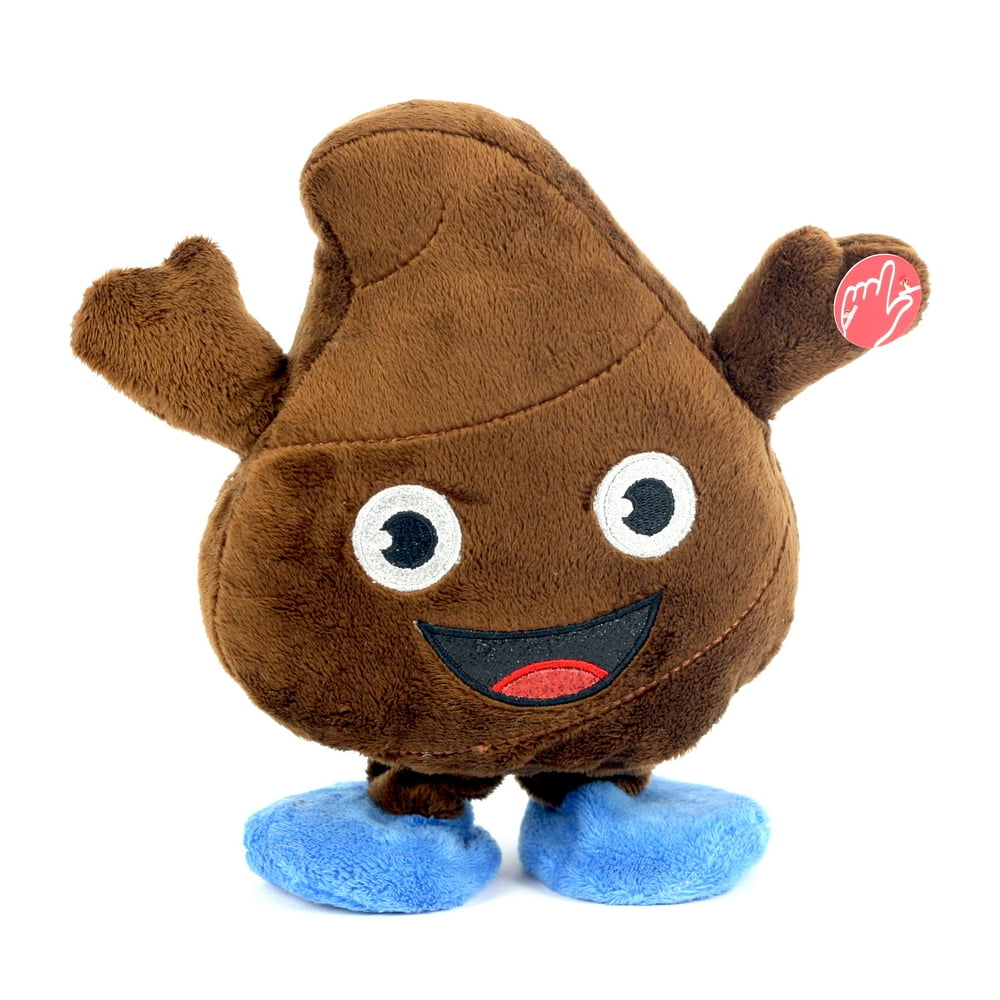 Way to Celebrate 8â Chocolate Scented Poo Swirl Dancing Plush Toy- Blue - Walmart.com - Walmart.com