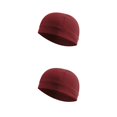 thumbnail image 3 of Sonducket Paquete de 9 gorras de calavera de refrigeración tela de malla ciclismo colores surtidos cómodos accesorios de ciclismo forro de rojo 2piezas, 3 of 6