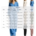 thumbnail image 3 of LEKWK 2 Piece Sets for Women Elegant V Neck Long Sleeve Wrap Top and Wide Leg Pants Casual Matching Sets Vacation Casual Loungewear, 3 of 5