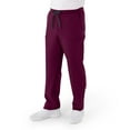 thumbnail image 4 of ave. Unisex Clinton Straight Leg Six Pocket Cargo Scrub Pant in Wine, S Petite, 4 of 6