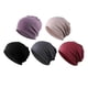 thumbnail image 3 of 5 Piece Slouchy Baggy Beanie Chemo Hat Cap Khaki + Black + Gray + Wine Red + Purple, 3 of 5