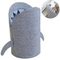 thumbnail image 1 of Coofit Laundry Basket Multipurpose Shark Shape Laundry Hamper Toy Storage Basket, 1 of 10