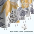 thumbnail image 6 of Pioneer Flower Floral Print Pattern Shower Curtain 72"x84" ,Bathroom Decorative Shower Curtains Set with 12 Hooks,Modern Waterproof Washable Shower Curtain, 6 of 6
