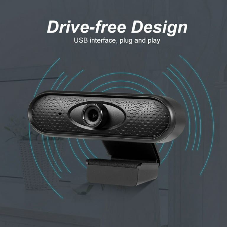 Webcam USB 1080p y micrófono con trípode