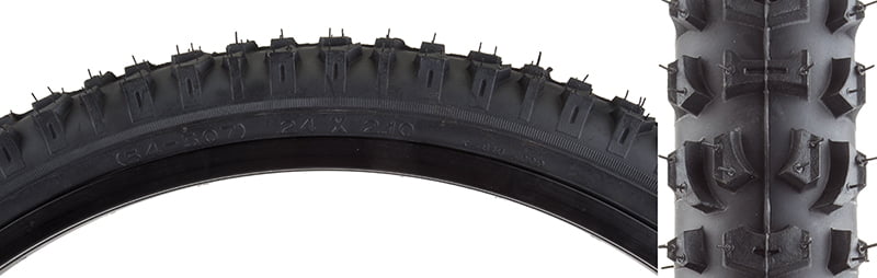 Sunlite 5922 Bicycle Tire 24x2.125 New K-52A-001 Raised Center 40 PSI Replaces 