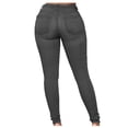 thumbnail image 4 of Jeans Skinny pour Femmes Grande Taille Mode Décontractée Pantalon Crayon, 4 of 7