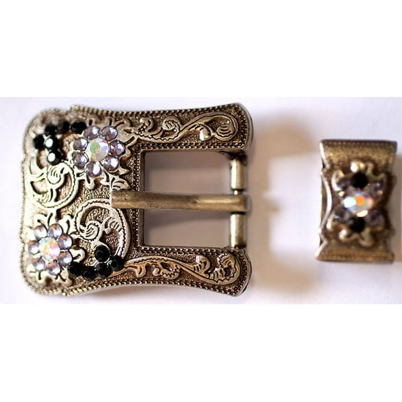 Horse Bridle Headstall Belt Buckle Clear 5816