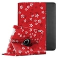 thumbnail image 1 of Fintie Apple iPad 2/3/4 360 Degree Rotating Stand Case Cover with Auto Wake/Sleep Feature, Floral Red, 1 of 7