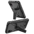thumbnail image 2 of Compatible for Alcatel TCL A3 Case / TCL A30 / TCL ION Z Case with Holster Belt Clip Hybrid Shockproof Protective Phone Cover with Kickstand - Black, 2 of 7
