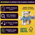 thumbnail image 7 of Quokka 1000 Piece Puzzle for Adult – Cruise Vistas Jigsaw Puzzles – Adult Puzzles with Hidden Secrets and Audio Story, 7 of 7