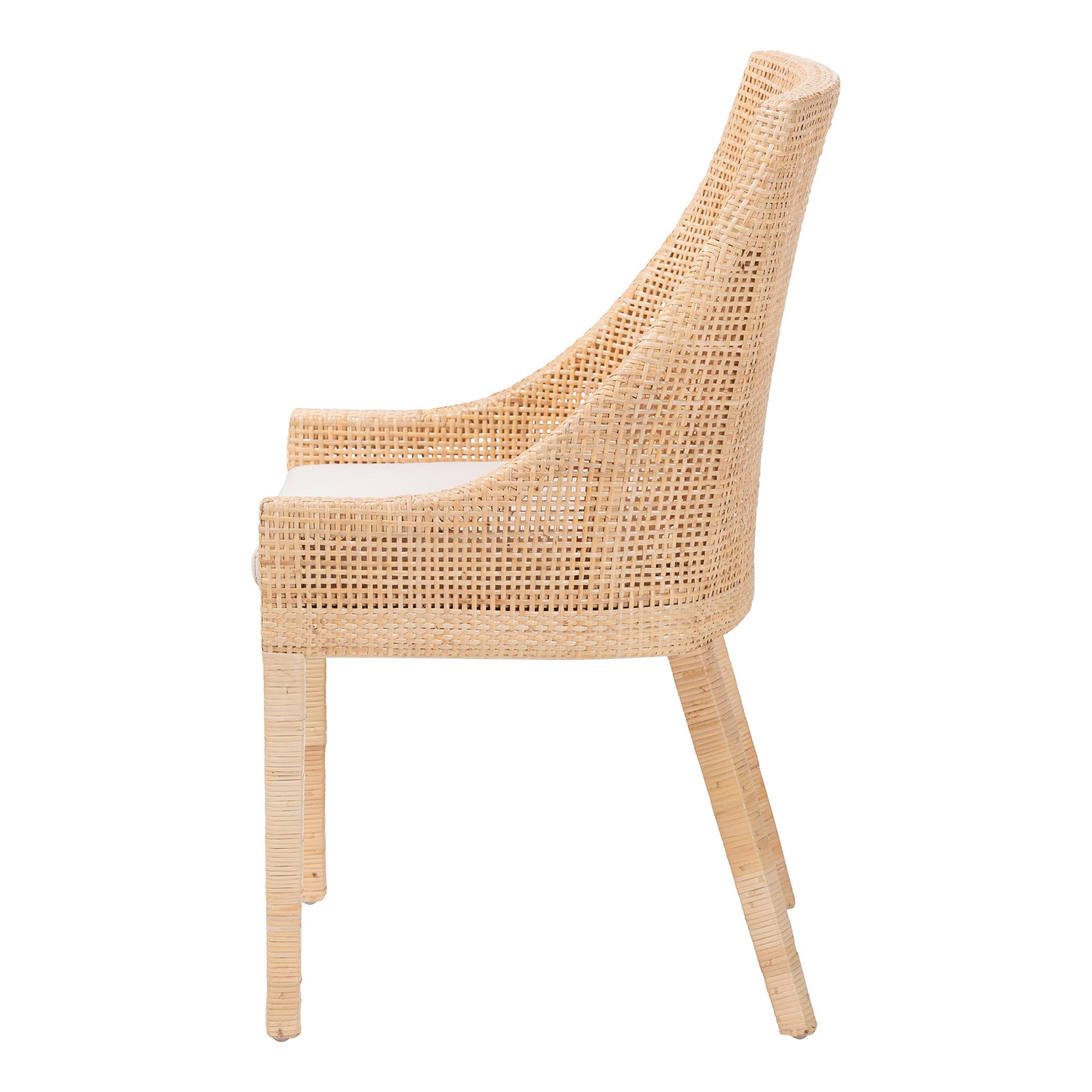 bali & pari Beata Boho Dining Chair, Light Honey