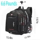 thumbnail image 2 of Mochila rodante PISKGODSF 55 L con ruedas para viajes de 15.6 pulgadas, 2 of 7