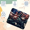 thumbnail image 3 of Flag Plants Printed Square Mousepad Desk Pad Desk Mat, 8.3x9.8 Inch, Non-Slip Rubber Bottom, Suitable for Office and Gaming, 3 of 6