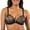 Black, variant on Luxlacy Full Bust Everyday Lace T-Shirt Bra, Black, 38C
