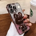 thumbnail image 1 of Folding Rabbit Mirror Bracket Case For Xiaomi Redmi Note 11 12 Pro Plus Turbo 12S 11S 10S 9S 10 9 Mi POCO X5 X3 NFC M4 Pro Cover, 1 of 7