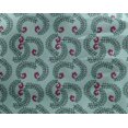 thumbnail image 4 of oneOone Georgette Viscose Fabric Leaves & Swirl Block Print Sewing Fabric BTY 42 Inch Wide, 4 of 4