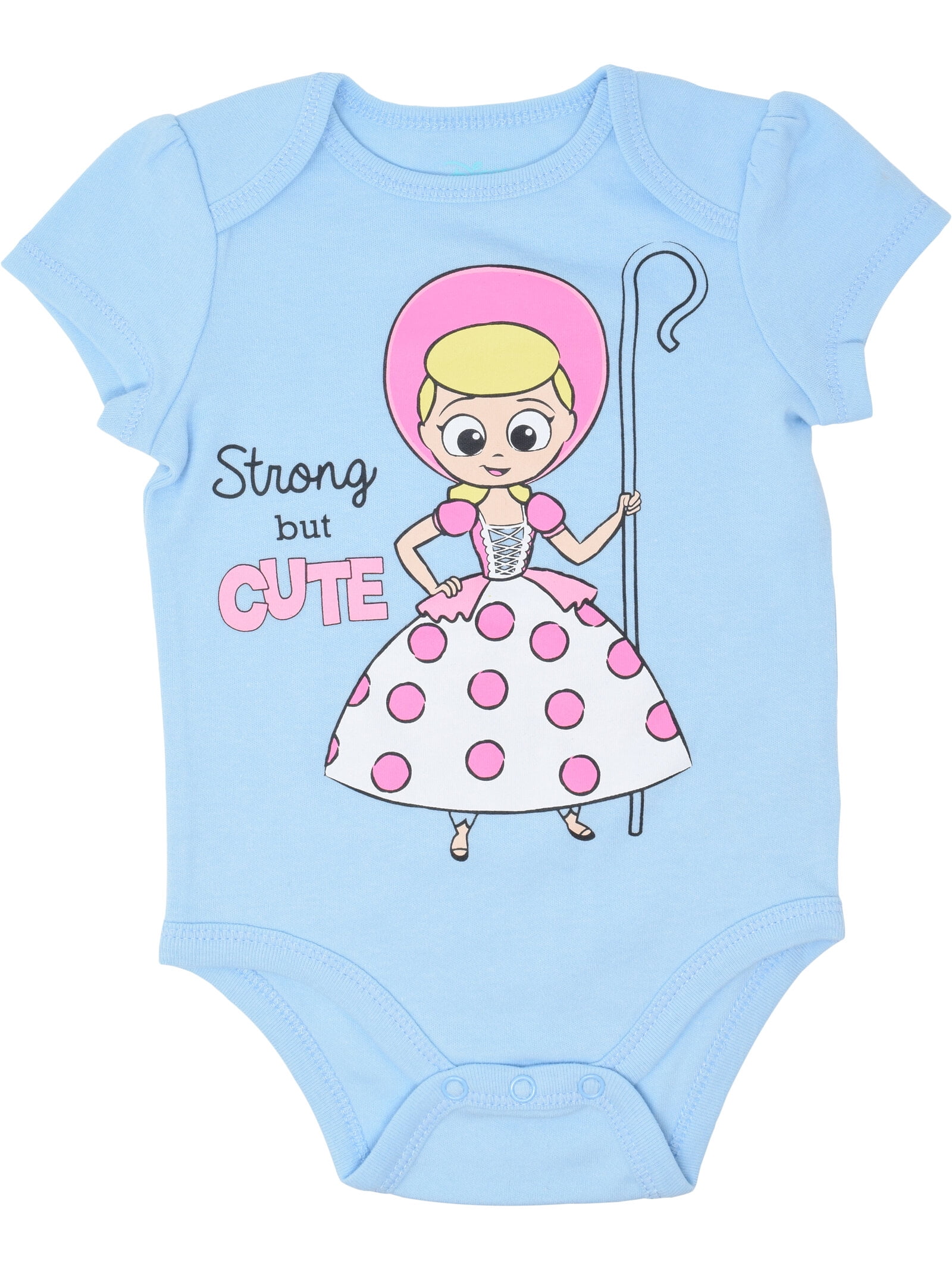 Disney Pixar Toy Story Bo Peep Jessie Infant Baby Girls 5 Pack Bodysuits Newborn to Infant