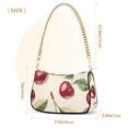 thumbnail image 3 of FORMRS Womens Shoulder Bag with Chain Strap Clutch Purse Cute Tote Handbag, Cute Cherry, 3 of 7