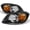 Black Housing, variant on AKKON - For 07-10 Pontiac G5 05-10 Chevy Cobalt 05-06 Pontiac Pursuit Headlights Front Lamps Replacement Pair