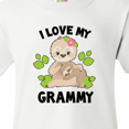 thumbnail image 4 of Inktastic Cute Sloth I Love My Grammy with Green Leaves Youth T-Shirt, 4 of 5