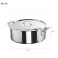 thumbnail image 2 of BUDINERA DE ALUMINIO TRIPLE FUERTE  No. 24  CACEROLA GRAN CHEF, 2 of 4