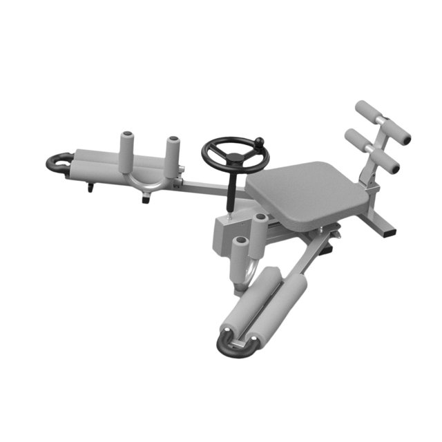 Extensión de piernas, máquina de extensión de piernas, ejercicio de gimnasio en casa, máquina dividida, máquina de extensión de piernas para entrenami Gris