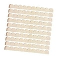 thumbnail image 4 of 10 Pieces Scallop Wood Trim Unfinished Decorative Edge Paintable Molding Strips for Furniture Window Wall, 4 of 9