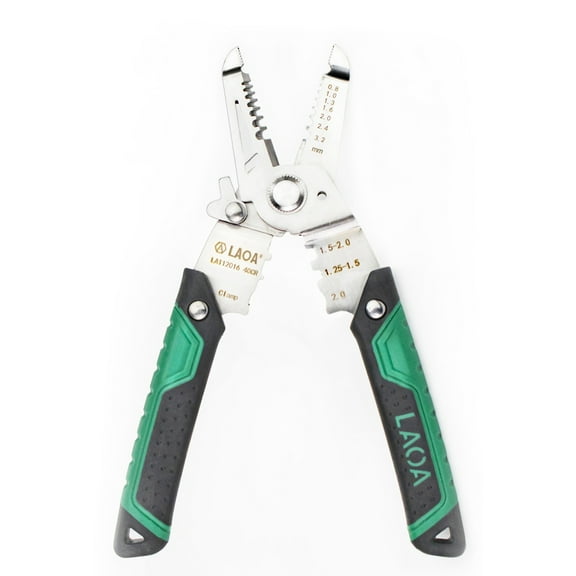 Wire Stripper 5 in 1 Wire Cutter Electrician Tools for Stripping,Cutting,Crimping,Splitting,Winding,Clamping
