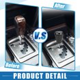 thumbnail image 5 of Unique Bargains Universal Car Gear Shift Knob Stick Shifter Handle Car Interior Shift Knob Black, 5 of 6