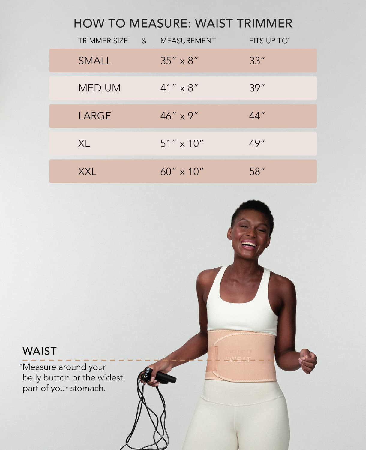 Sweet Sweat Waist Trimmer Toned Stone Size M Lebanon Ubuy