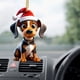 thumbnail image 3 of Adorno colgante de Navidad para perro - Pequeña mochila acrílica para coche y decoración para árbol, casa, pared, regalos, 3 of 6