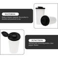 TUIBELY 2Pcs Mini Salt & Pepper Shakers for Travel & Kitchen