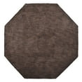 thumbnail image 4 of Rugsotic Carpets Handmade Rugs Hand Knotted Loom Octagon 6'x6' Brown Wool for Indoor Use, 4 of 6