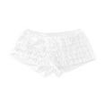thumbnail image 7 of Audhol Shorts for Women Women Lolita Cute Ruffle Lace Trim Pumpkin Pants Boy Shorts Layered Bottoms Fairy Sweet Pettipants Cute Lolita Pumpkin Pants White XL, 7 of 7
