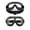 A, variant on NWOKYZGH 1 Pack Motorcycle Goggles Vintage Anti Fog Pilot Glasses Dustproof off Road