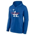 thumbnail image 2 of Women's Royal Los Angeles Dodgers Stellar Pullover Hoodie, 2 of 3