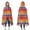 Colorful Geometric Pattern, variant on Wearable Blanket,Colorful Geometric Pattern Hooded Wearable Flannel Blanket for Adults & Teens,Winter Poncho Shawl Wrap Cape Cozy Anti-Pill,50"x60"