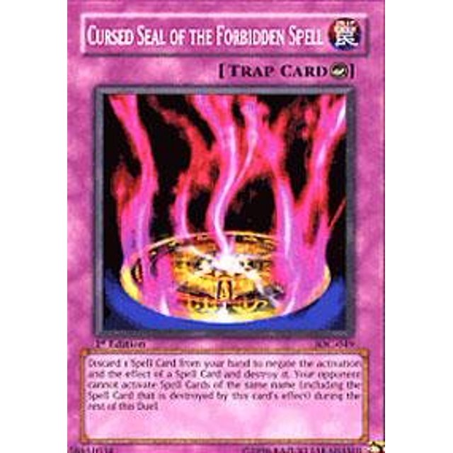 YugiOh Sello maldito del hechizo prohibido (IOc049) Invasion of Chaos Unlimited Edition común Yu-Gi-Oh! 79120900
