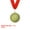 Gold, variant on Uxcell Award Medals, Prize Winner Medals with Red Neck Ribbon Medals for Meetings Gold
