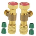 thumbnail image 4 of Pawsdot Refrigerant Fill Valve, Solid Brass, Precise, No Leakage, for Air Conditioner, 2Pcs, 4 of 8