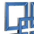 thumbnail image 4 of Tyler Dillon Contemporary Layered Square Sapphire Blue Accent Mirror 16"H x 16"W, 4 of 9