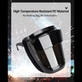 thumbnail image 4 of Yeacher PC Welding Mask 180° Large View Wearable Welding Mask High Temperature Resistant Mask for Arc Welding Grinding Cutting, 4 of 8