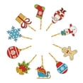 thumbnail image 1 of Accesorio de adorno de Navidad colgante de un lado con forma especial de diamante DIY (GS07) Tmvgtek Oficina Multiescena Multifunción, 1 of 2