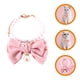 thumbnail image 3 of KAKOWELY Collar de gato con perlas, delicado collar para perro con lazo, collar para cachorro, accesorio decorativo para perro, 3 of 5
